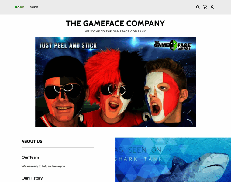 Thegamefacecompany.com thumbnail