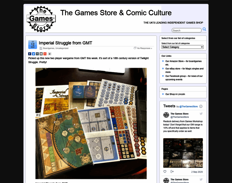 Thegamesstore.com thumbnail