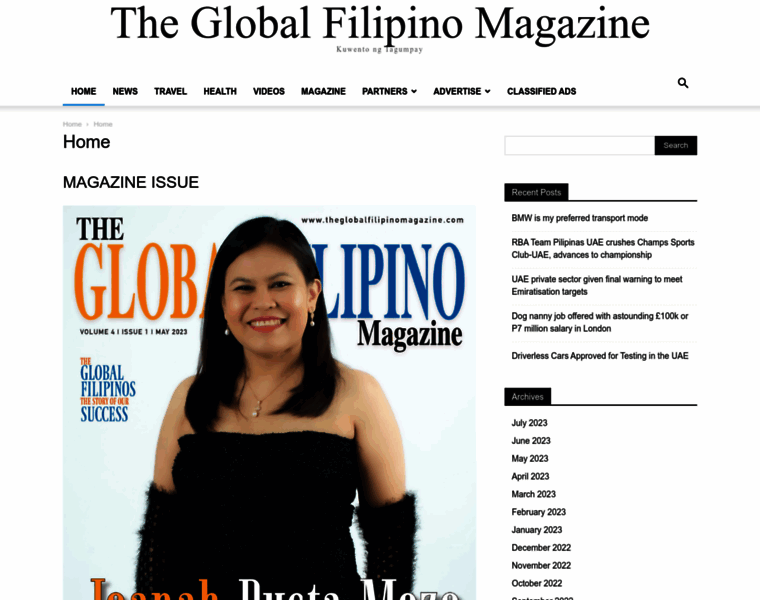 Theglobalfilipinomagazine.com thumbnail