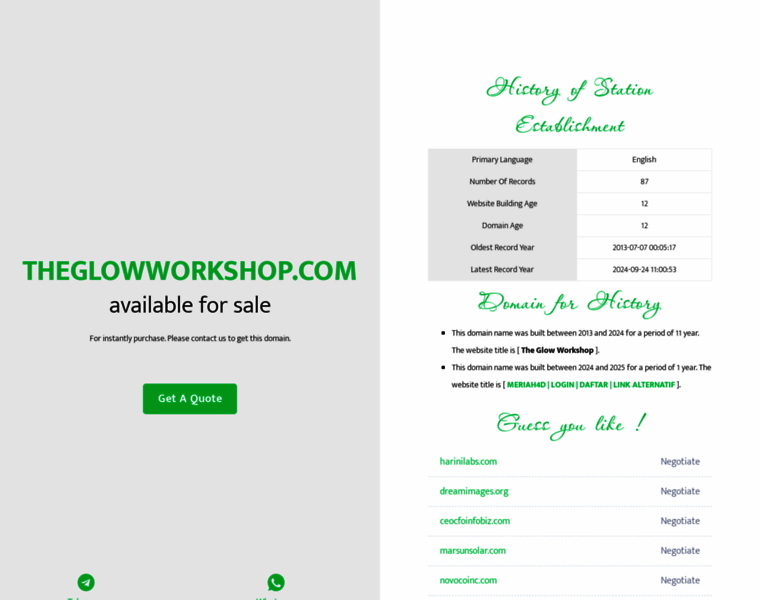Theglowworkshop.com thumbnail Theglowworkshop.com thumbnail
