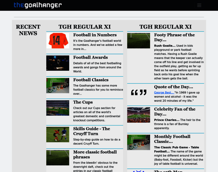Thegoalhanger.com thumbnail