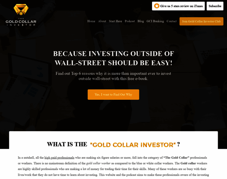 Thegoldcollarinvestor.com thumbnail