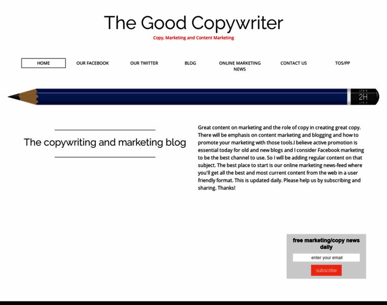 Thegoodcopywriter.com thumbnail