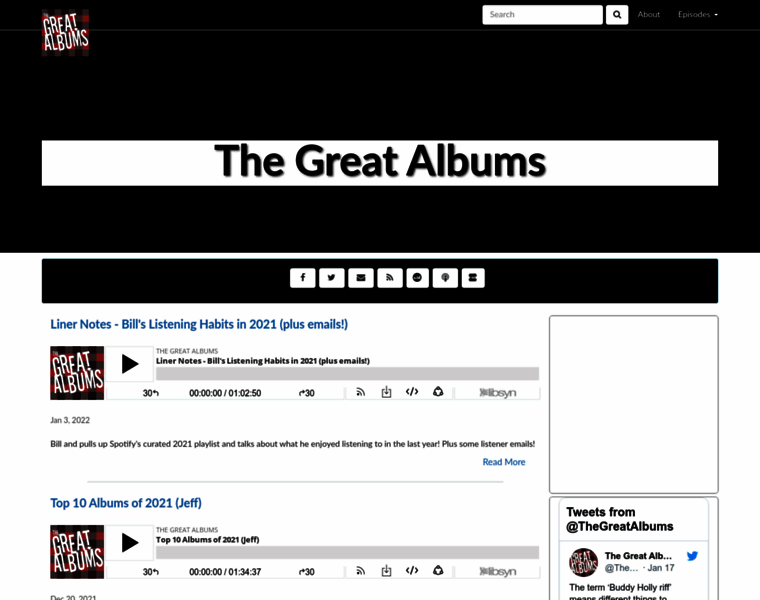 Thegreatalbums.com thumbnail