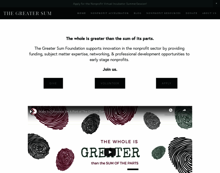 Thegreatersum.org thumbnail