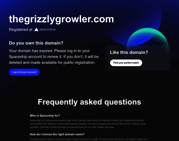 Thegrizzlygrowler.com thumbnail