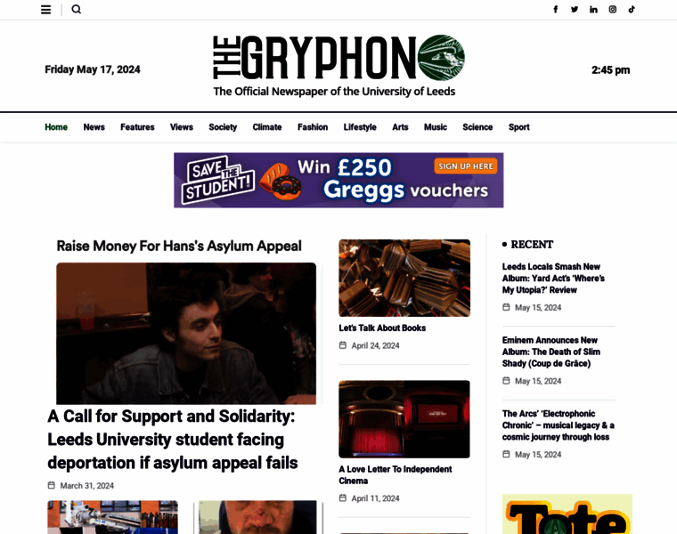 Thegryphon.co.uk thumbnail