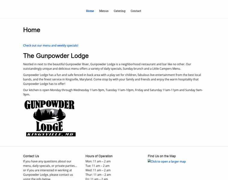 Thegunpowderlodge.com thumbnail