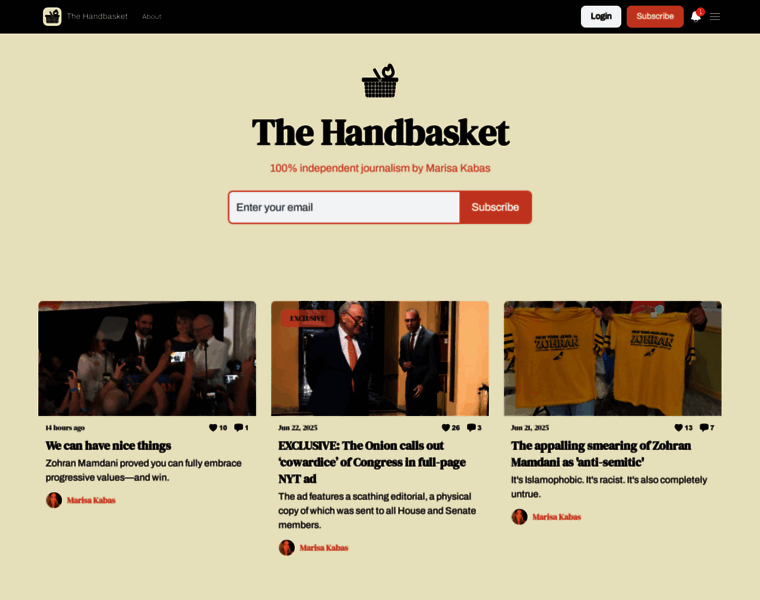 Thehandbasket.co thumbnail Thehandbasket.co thumbnail