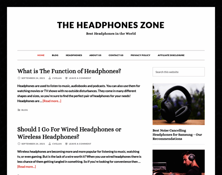 Theheadphoneszone.com thumbnail