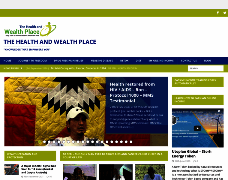 Thehealthandwealthplace.com thumbnail