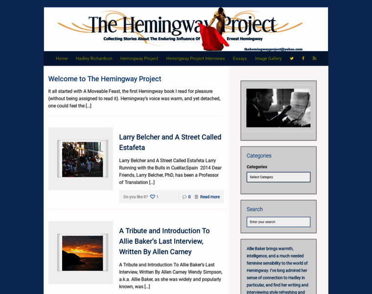 Thehemingwayproject.com thumbnail