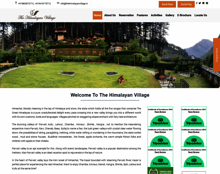 Thehimalayanvillage.in thumbnail