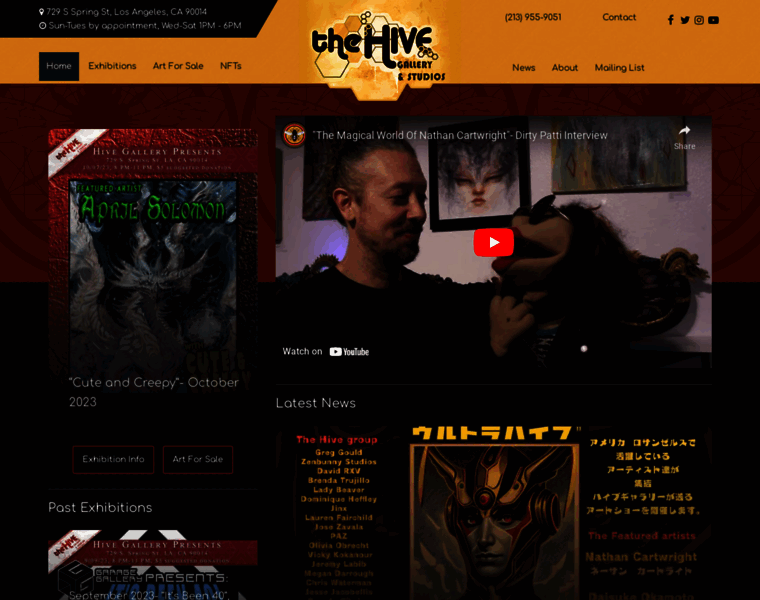 Thehivegallery.com thumbnail
