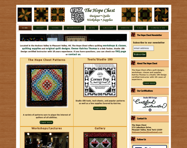 Thehopechestquilting.com thumbnail