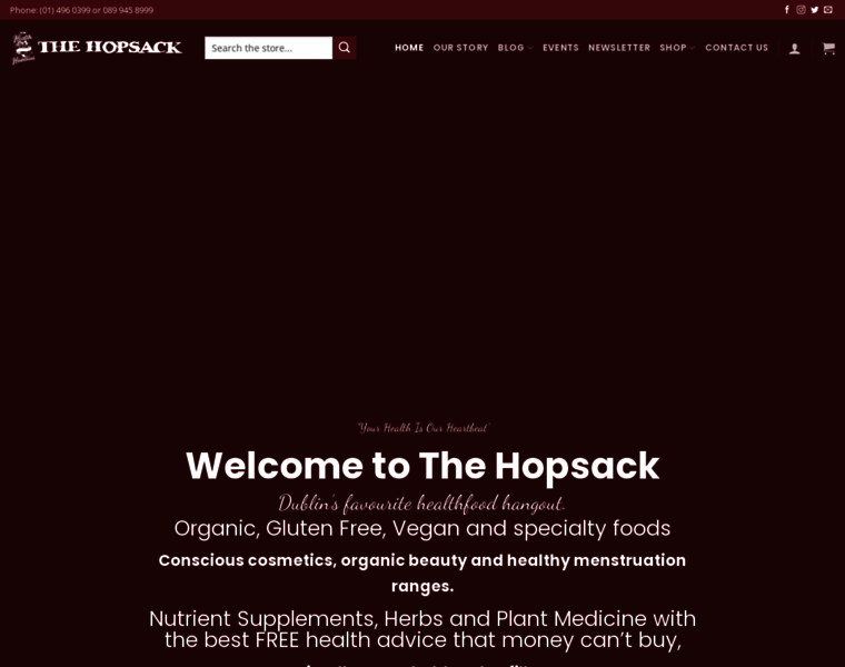 Thehopsack.ie thumbnail
