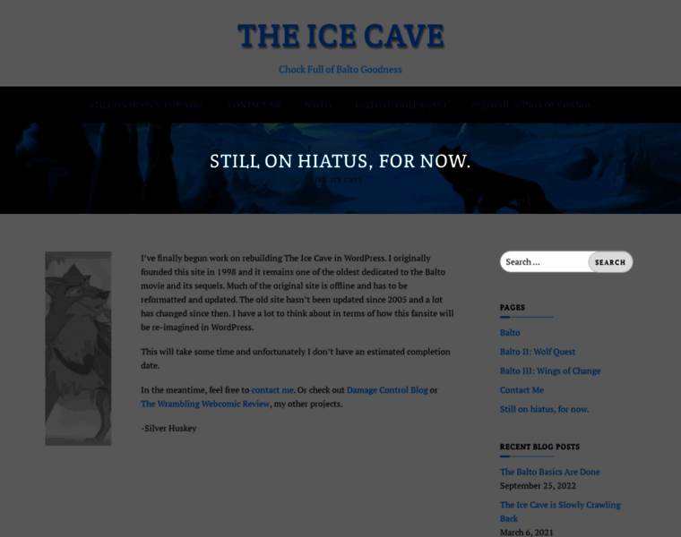 Theicecave.org thumbnail