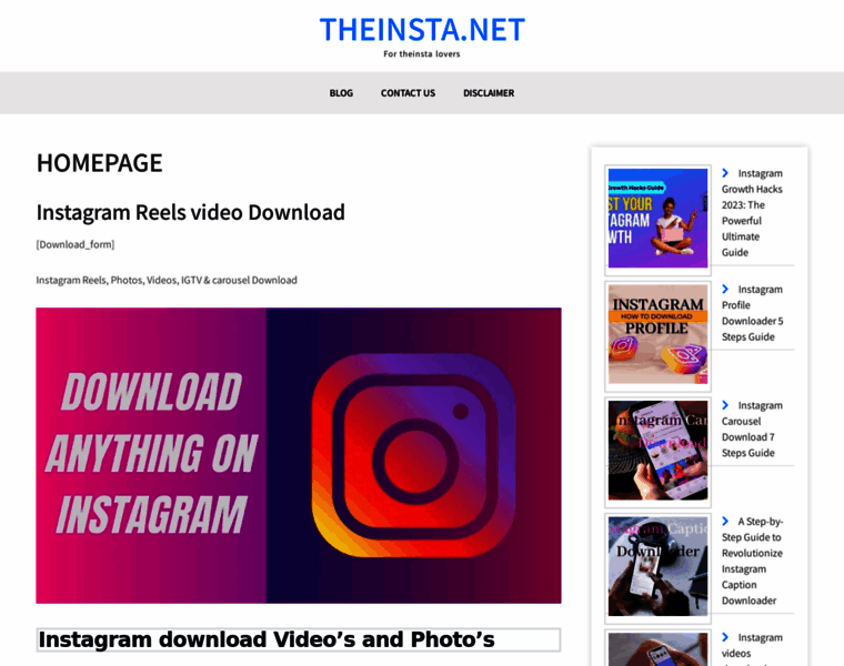 Theinsta.net thumbnail