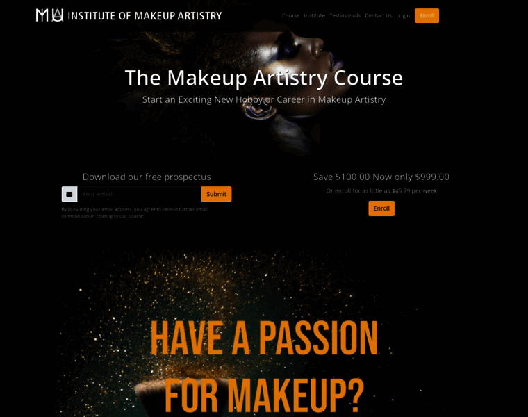Theinstituteofmakeupartistry.com thumbnail