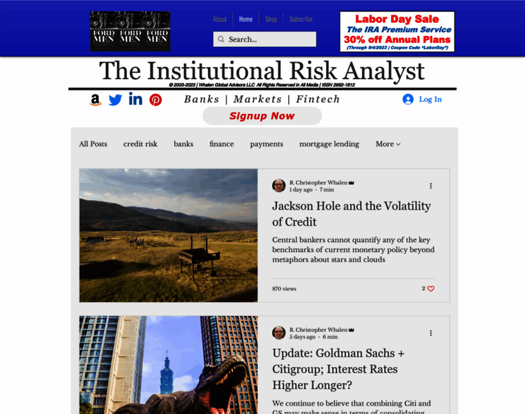 Theinstitutionalriskanalyst.com thumbnail