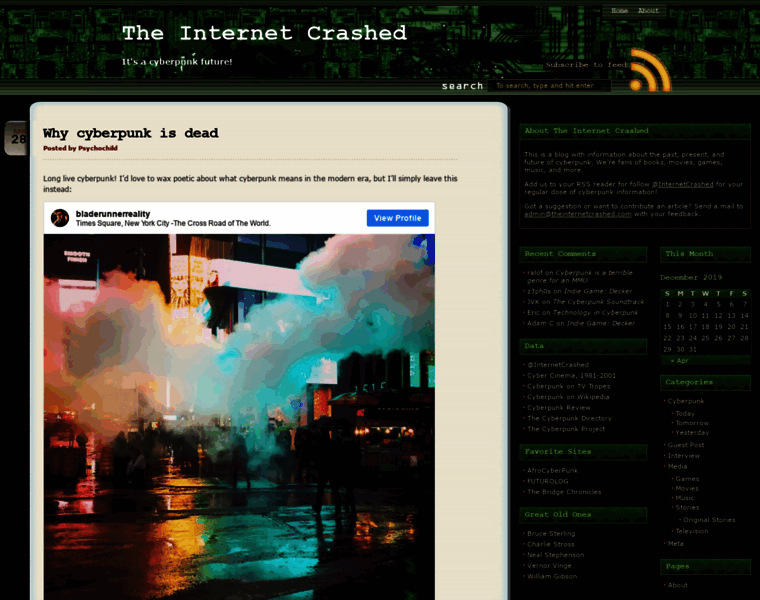 Theinternetcrashed.com thumbnail