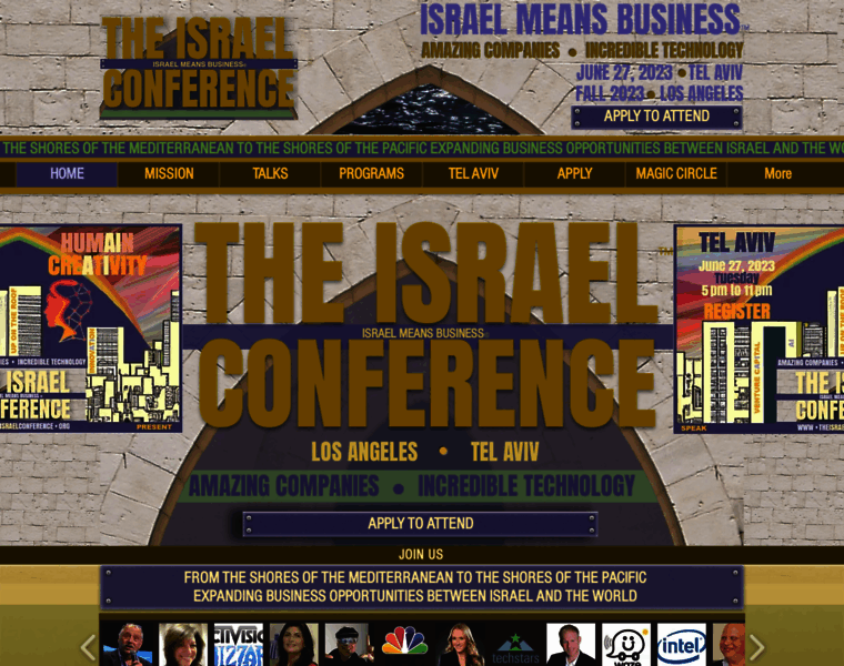Theisraelconference.org thumbnail