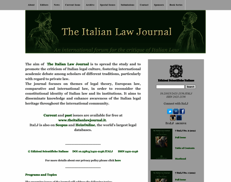 Theitalianlawjournal.it thumbnail