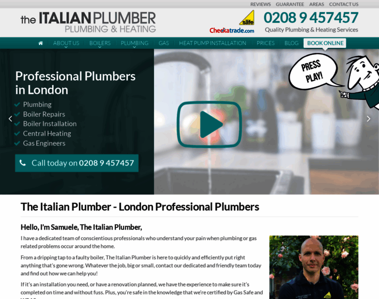 Theitalianplumber.co.uk thumbnail