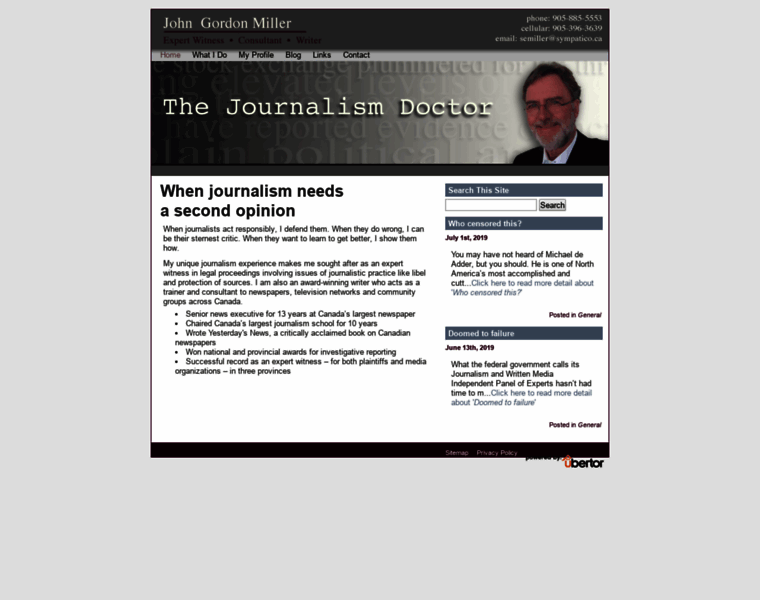 Thejournalismdoctor.ca thumbnail
