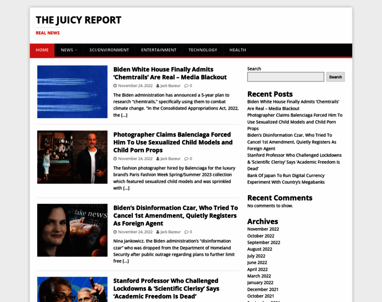 Thejuicyreport.com thumbnail