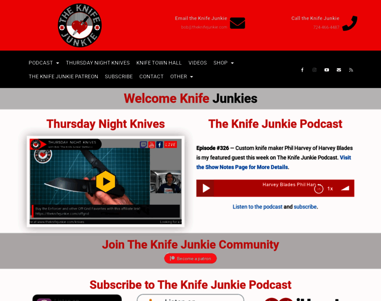 Theknifejunkie.com thumbnail