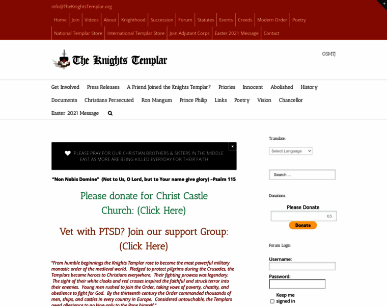 Theknightstemplar.org thumbnail