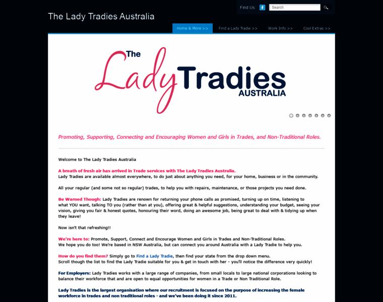 Theladytradies.com.au thumbnail