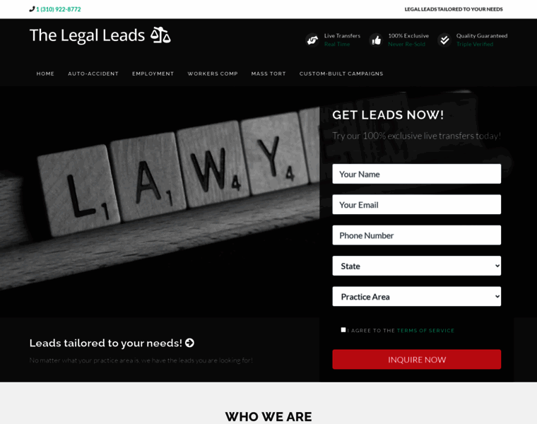 Thelegalleads.com thumbnail