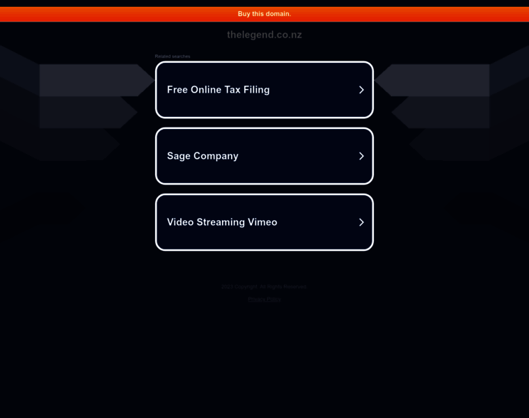 Thelegend.co.nz thumbnail