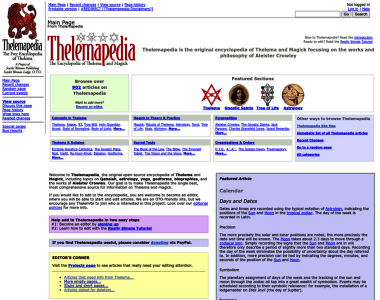 Thelemapedia.org thumbnail
