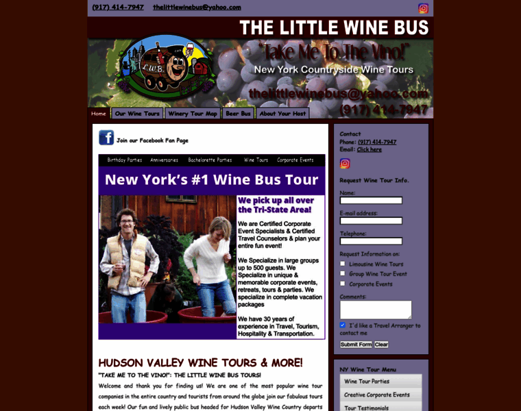 Thelittlewinebus.com thumbnail