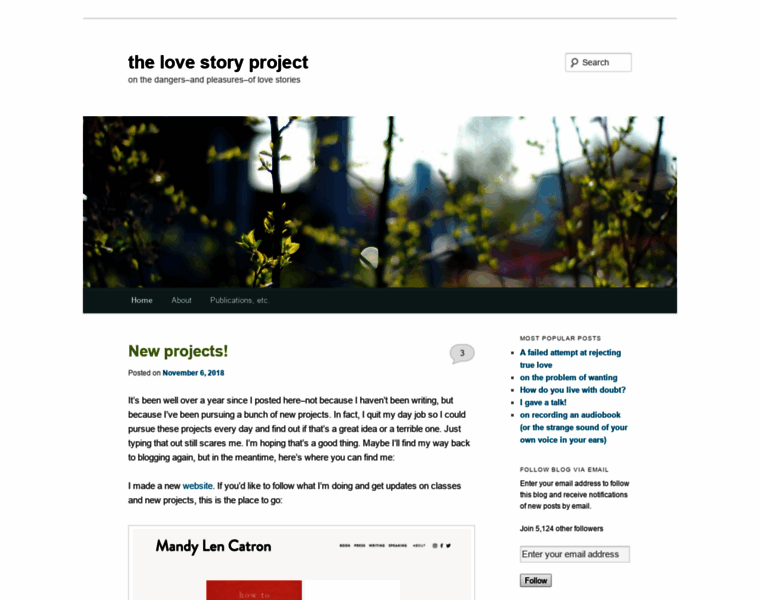 Thelovestoryproject.ca thumbnail