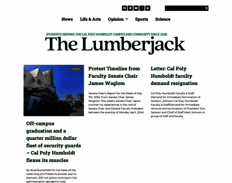 Thelumberjack.org thumbnail