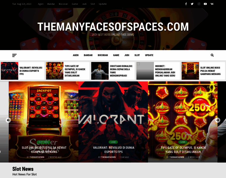 Themanyfacesofspaces.com thumbnail