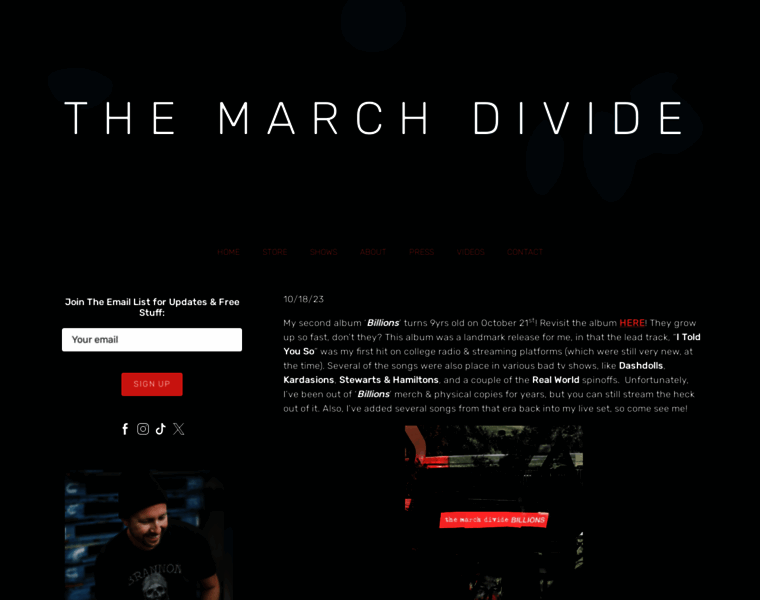 Themarchdivide.com thumbnail