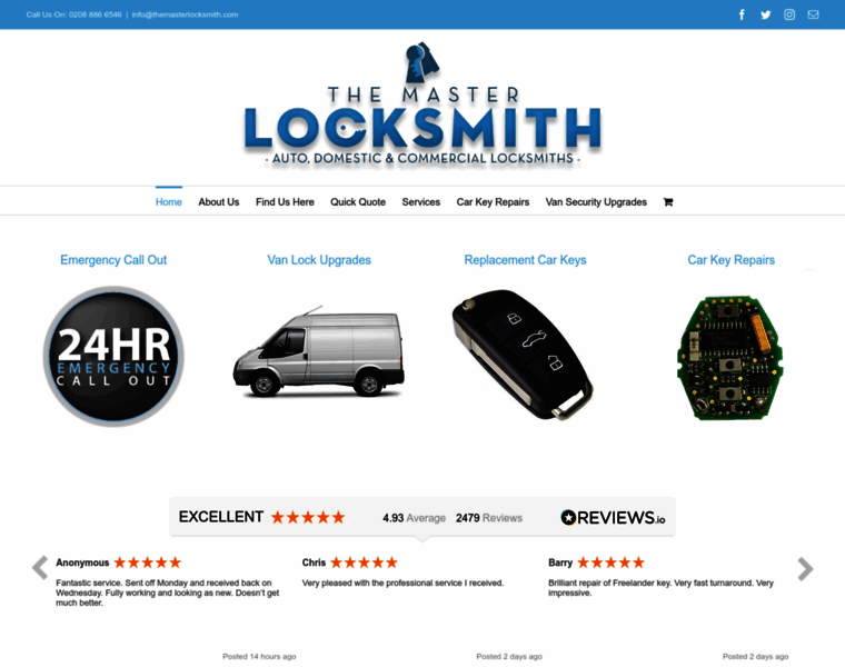 Themasterlocksmith.com thumbnail Themasterlocksmith.com thumbnail