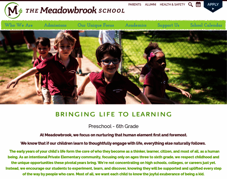 Themeadowbrookschool.org thumbnail
