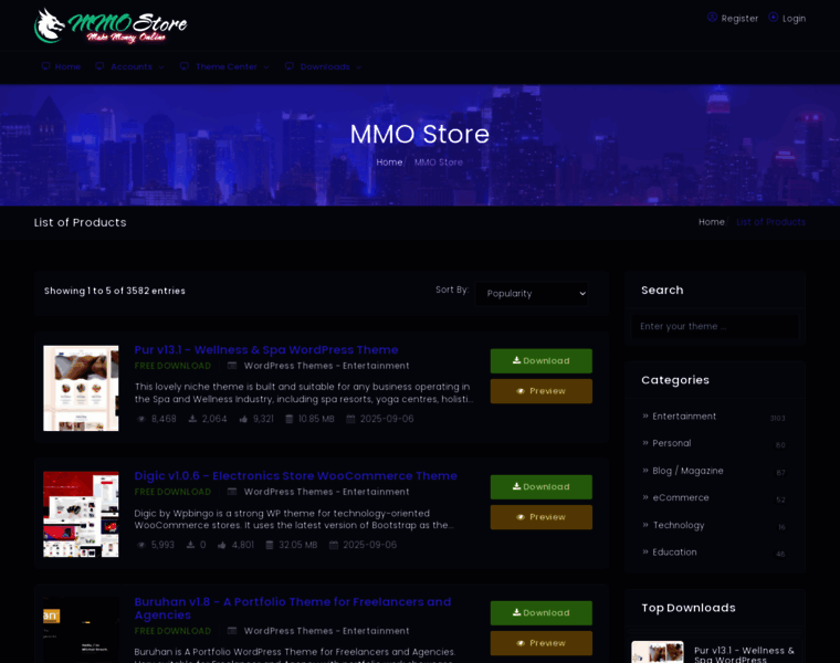 Themecenter.net thumbnail Themecenter.net thumbnail