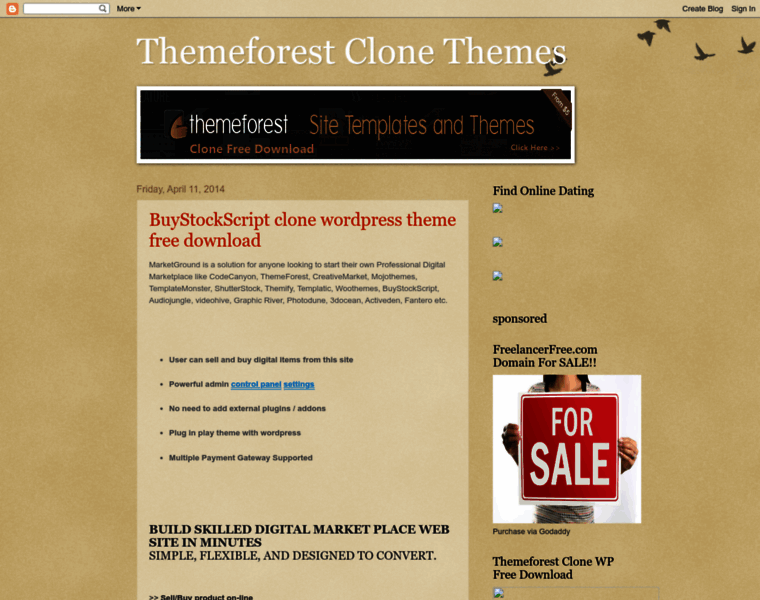 Themeforestclonethemes.blogspot.com thumbnail