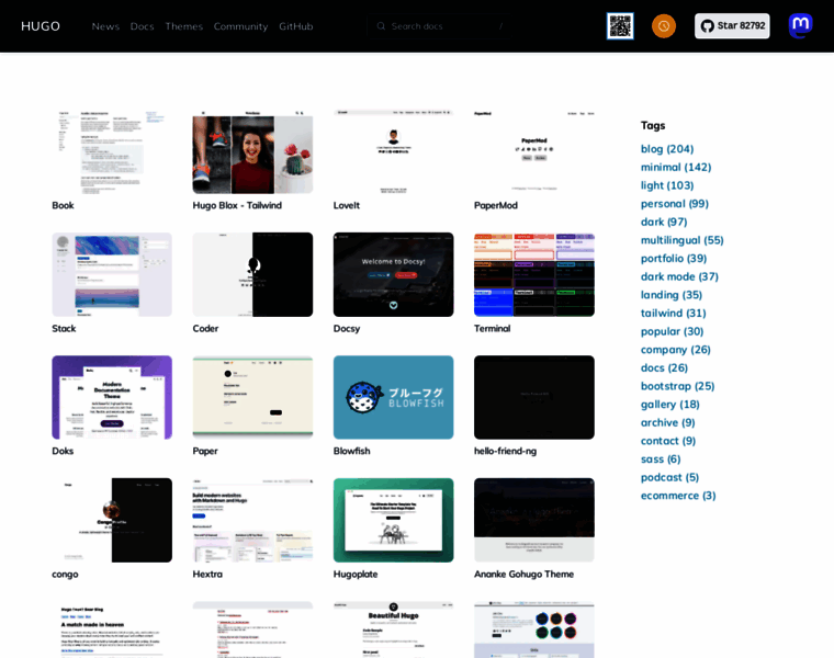 Themes.gohugo.io thumbnail