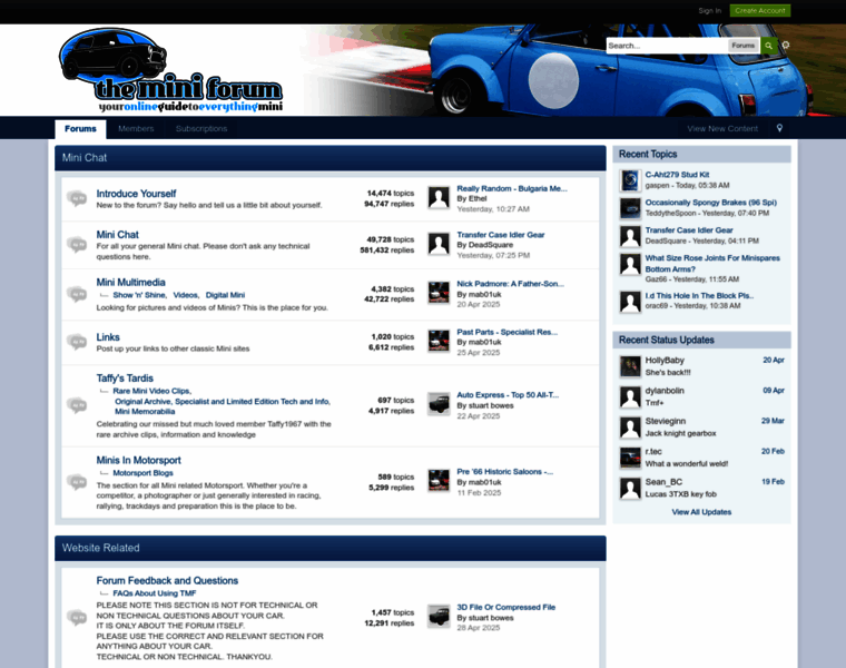 Theminiforum.co.uk thumbnail Theminiforum.co.uk thumbnail