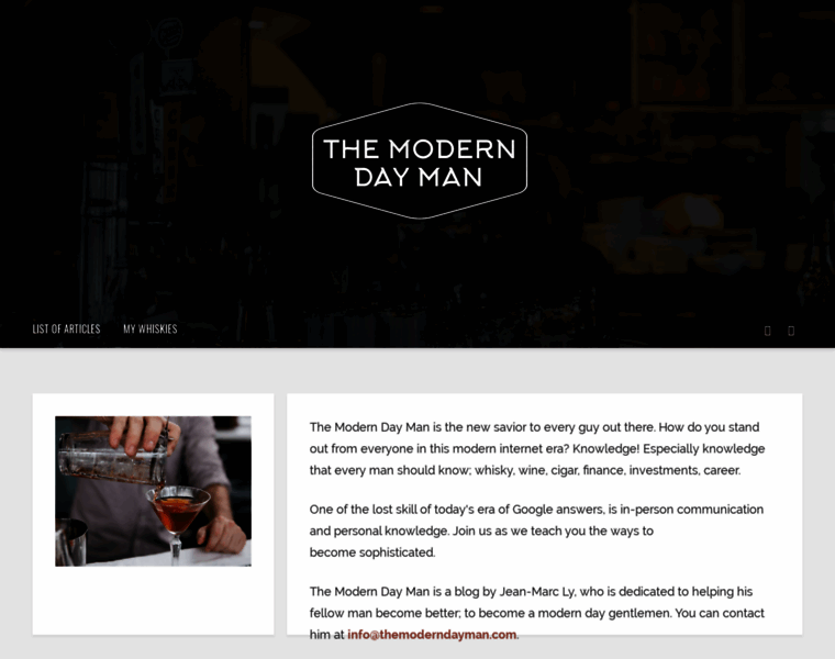 Themoderndayman.com thumbnail