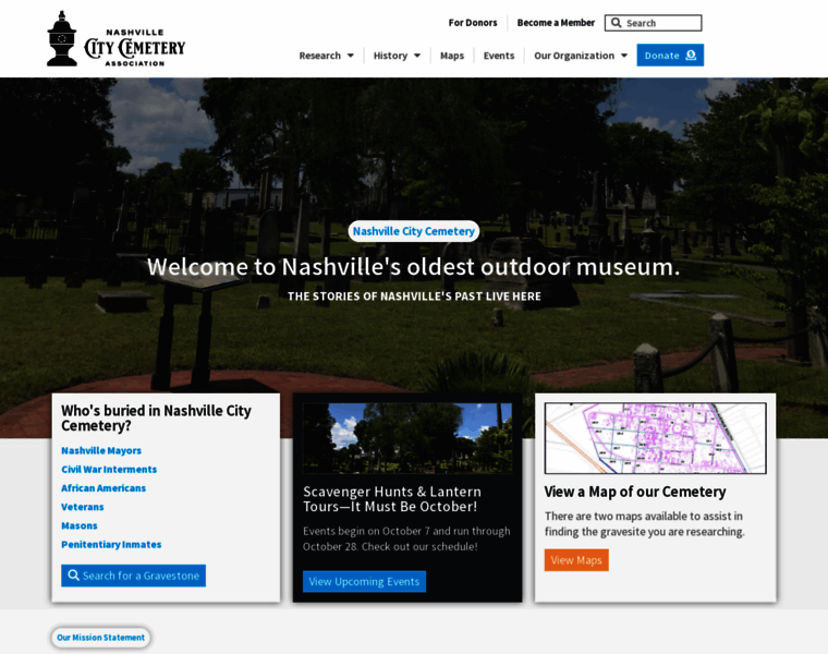 Thenashvillecitycemetery.org thumbnail Thenashvillecitycemetery.org thumbnail