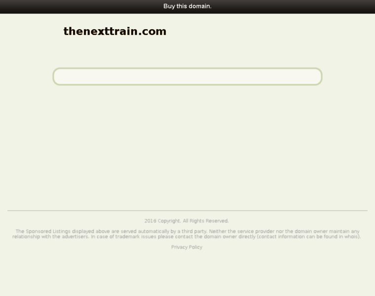 Thenexttrain.com thumbnail Thenexttrain.com thumbnail